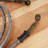 86" Stainless Braided Hydraulic Brake Hose Line for GY6 Kazuma Sunl Taotao Roketa Jonway Scooter Moped ATV Dirt Bike Go Kart...