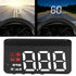 OBD2 HUD Head Up Display, Car HUD Speedometer Display Windshield Projector Multifunction Gauge Alarm Fatigue Driving Reminder......