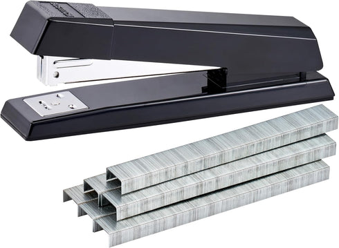 Bostitch Office No-Jam Premium Desktop Stapler, Full-Strip, 25 Sheet Capacity, Black...