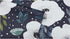 HAOKHOME 93245-3 Peel and Stick Floral Wallpaper Home Decor Removable Navy/White/Blue Vinyl Self Adhesive Mural 17.7in x 9.8ft...