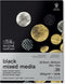 Winsor & Newton Professional Mixed Media Pad, 9" x 12", 25 Sheets, 200gsm, Black...