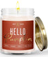 Fall Candles, Pumpkin Candle - 'Hello Pumpkin' Soy Pumpkin Spice Candle I Infused with Essential Oils I Fall Candle Decor, Fall Scented Candle I 9...