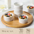 MALACASA Ramekins 4 oz Oven Safe, Porcelain Creme Brulee Ramekins Pudding Custard Cups Small Ceramic Souffle Dishes Ramakan Ramiken Ramicans Bakin...