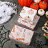 AnyDesign 12 Sheet Halloween Wrapping Paper Boho Pink Pumpkin Ghost Gift Wrap Paper Bulk Folded Flat Halloween Print Art Paper for Halloween Birth...