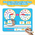 Learning Clock for Kids Toddler Teaching Clock Telling Time Dry Erase Board Preschool Kindergarten 1st 2nd Grade School Homeschool Supplies Educat...