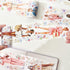 WT Bloom & Vogue Wide PET Tape, Single Roll, Original Designs, Flower Girls Decorative, Characters Figures, Transparent Clear Adhesive, Journal Sc...