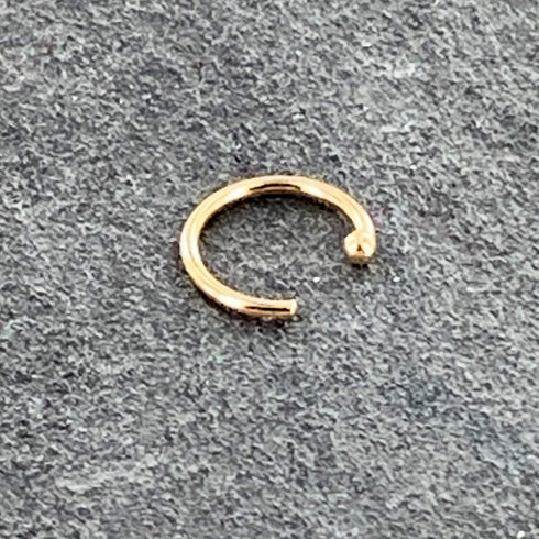 Body Candy Tiny Nose Ring Hoop 20 Gauge 1/4" Solid 14k Yellow Gold Nose Hoop Xtra Small Diameter...