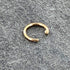 Body Candy Tiny Nose Ring Hoop 20 Gauge 1/4" Solid 14k Yellow Gold Nose Hoop Xtra Small Diameter...