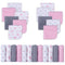 Viviland Baby Washcloths, 24Pack Baby Towels for Newborn, Baby Girl Wash Cloths, and Infant Bath Face Washcloths Soft Absorbent, Gentle on Sensiti...
