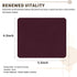 Azobur Sofa Fabric Repair Patch, 6 Piece Microfiber Patches, Self Adhesive Fabric Sofa Patch Repair Fabric, Luxurious Look, Quick Fix Sofa.?Wine R...