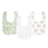 aden + anais Essentials Baby Bibs Soft & Absorbent 100% Muslin Cotton Adjustable Snap Bibs Set for Boys and Girls, 3 Pack, Harmony...