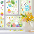 CCINEE Cute Easter Window Cling Stickers for Home Decoration,Bunny Easter Eggs Decals for Windows 12 Sheets...
