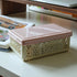 Mini Collapsible Plastic Crates with Lid 1Qt(7.5''x4.5''x2.8'') Foldable Small Storage Container for Crafts,Office,School,Kitchen...