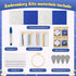 FMTYAOIU Embroidery Kits for Beginners 4 Sets, Cross Stitch with Stamped Patterns and Instructions, Needlepoint Funny Hobby Kits with Embroidery H...