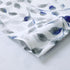 Valance for Windows Watercolor Leaves Print Rod Pocket for Kitchen 52 x 14 Inches, Blue/Gray...