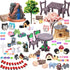 108 Pieces Miniatures Fairy Garden Accessories Outdoor, Fairy Garden Kit, Miniature Figurines, Fairy Garden Accessories, DIY Micro Landscape Ornam...