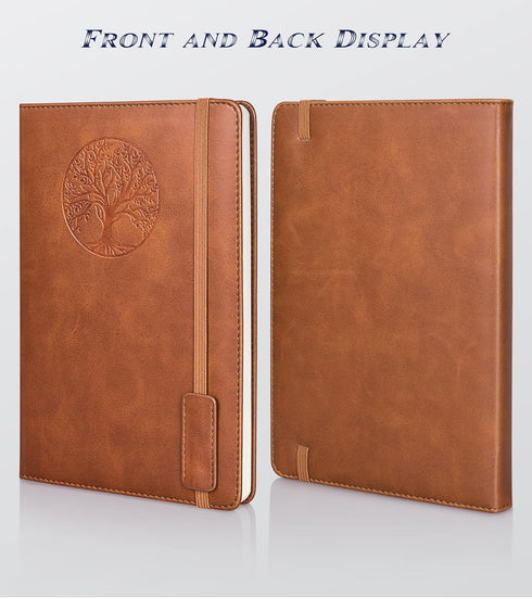 Lined Journal Notebook for Women Men,256 Pages A5 Hardcover Leather Journals for Writing,Travel,Business,Work & School,College Ruled Notebooks for...
