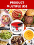 GDL Manual Food Chopper, Hand Pull String Onion Chopper Cutter, Dishwasher Safe Vegetable Chopper Food Mincer, No BPA Food Grade Material, 2.5 Cup...