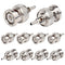 XRDS -RF BNC Crimp Connectors 10PCS, BNC Male Crimp Solder Attachment Connector for RG316 RG174 RG188 RG188A LMR100 Coax Cable...