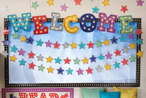 Teacher Created Resources Marquee Welcome Bulletin Board Display...