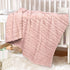 HOMRITAR Baby Blanket for Girls Toddlers 3D Fleece Fluffy Fuzzy Blanket for Baby, Soft Warm Cozy Fleece Blanket, Infant or Newborn Receiving Blank...