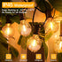 Ollny 25FT Outdoor String Lights, Waterproof Connectable Shatterproof Outside Light with 13 Edison + 1 Spare LED Bulbs Plug in, Patio Lights for I...