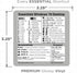 Sticker Master Windows 10/11 Reference Keyboard Shortcut Sticker - Clear Vinyl no-Residue Adhesive, for Any PC Laptop or Desktop...