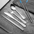 Travel Utensils Set with Case Reusable Portable Cutlery Set Stainless Steel 8pcs Including Dinner Knife Fork Spoon Chopsticks Straws(Silver)...