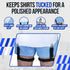 Shirt Stay Plus Garter Style Shirt Tucker Holder Shirt Stays for Men Police and Military from (Select Series) Made in the USA(1 Pair of Shirt Keep...
