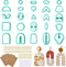TAINSKY Polymer Clay Cutters Set, 25 Shapes Clay Earring Cutters with 145 Earrings Accessories for Polymer Clay Jewelry Making...