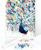 Slody Paint by Number for Adults Peacock Adult Paint by Number Kits on Rollded Canvas Colorful Animal Drawing Acrylic Beginner Paintwork DIY Craft...
