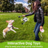 Dog Balls on Rope, Dog Soccer Ball with Strap, Tug of War Soccer Ball for Dogs, Outdoor Dog Toys, Dog Plush Toys for Small Medium Dogs, Dog Birthd...