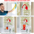 ORIENTOOLS Hummingbird Feeder 4Pack, Mini Hanging Flower Bird Feeders for Outdoors with 4 Window Mount Suction Cup Accessories, 3.4 oz/Pc...