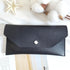 Cash Envelope Wallet, PU Leather Cash Envelope, Reusable Waterproof Budget Envelope for Man and Women (Black)...