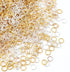 1000 Pcs 5mm Open Jump Rings Silver, Gold and Rose Gold Plated Jump Rings for Jewelry Making Iron Made Single Ring Bulk for DIY Craft Earring Neck...
