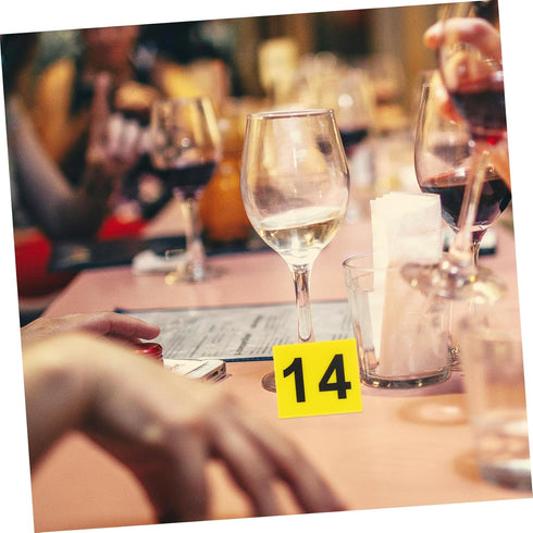 Scene Markers 20pcs digital desk game number marker table number plate multifunctional table acrylic table numbers Multifunction number plate tabl...