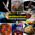 16.5 inches Cooking Chopsticks, 2 Pairs Extra Long Anti-Slip Chopstick, Reusable for Noodles Frying Hotpot Wooden Kitchen Chop Sticks...