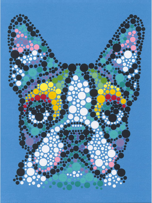 Dimensions Colorful Dog Acrylic Dot Painting Kit for Adults and Kids, Finished Project 10" x 10", Multicolor...
