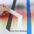 4 Pack White Artist Tape - Art Masking Tape for Watercolor Paper, Canvas Acrylic Painting, Curves, Framing, Paint, Gouache, Console - Acid Free Dr...