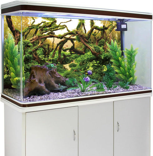 AWERT 36x18 inches Aquarium Background Branches Aquarium Background Aquatic Plant River Bed & Lake Fish Tank Background Vinyl Background...