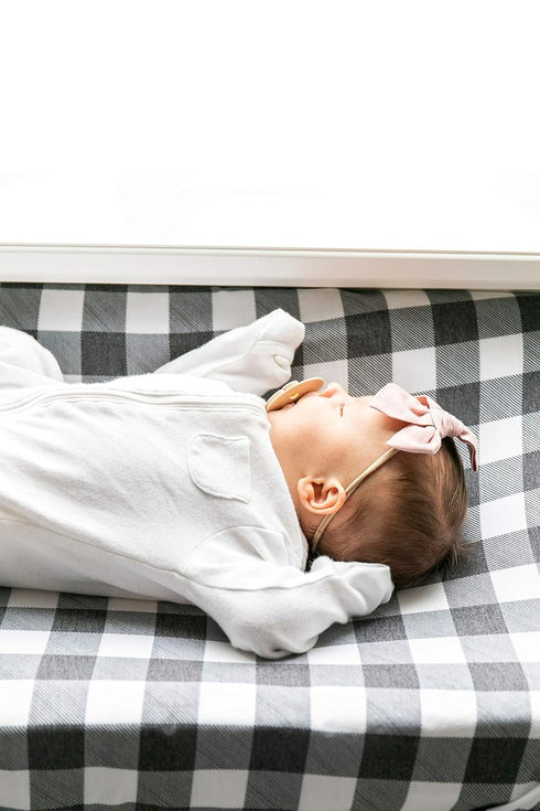 Copper Pearl Premium Knit Changing Pad Cover Soft, Stylish, and Universal Fit for All Standard Diaper Changing Pads, Trendy Design Changing Pad Co...