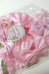 Chenkou Craft Mix Pink Ribbon Flowers Bows Craft Wedding Ornament Appliques 40pcs...