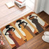 African Woman Entrance Welcome Door Mat, Soft Kitchen Rugs Indoor Floor Doormat Black Girls Washable Home Carpet Decor 23.6x15.7 in...