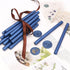 SWANGSA 20 Pieces Glue Gun Sealing Wax Sticks Navy Blue for Wax Seal Stamp, Great for Wedding Invitations, Cards, Envelopes, Wine Packages, Gift W...