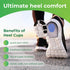 Gel Heel Pads - 2 Pcs Heel Cups for Heel pain, for Plantar Fasciitis Bone Spurs Pain Relief Protectors of Sore or Bruised Feet, Foot Pain Relief S...
