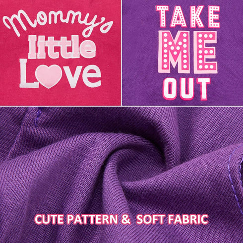 2 Pieces Dog Dresses for Small Dogs Cute Girl Female Dog Dress Mommy Puppy Shirt Skirt Doggie Dresses Pet Summer Clothes Apparel for Dogs and Cats...