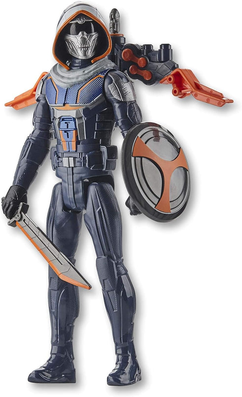 Marvel Black Widow Titan Hero Series Blast Gear Taskmaster Action Figure, 12-Inch Toy, with Launcher and Projectiles, Ages 4 and Up...