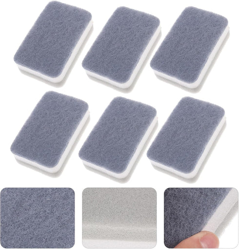 NOLITOY 15Pcs Cleaning Scrub Sponges for Kitchen, Dishes, Bathroom, Car Wash, Abrasive Scrubber Sponge Dish Pads,Dishwasher Safe...