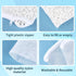 10 Pcs Bags for Aquarium, Reusable Fine Mesh Bag 7.9 x 5.9 Inch Aquarium Filter Media Bags Filter Media Activated Carbon Fish Tank Resins Filter...
