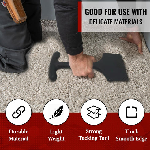 ZY396 Wide Carpet Stair Tool (1PC Carpet Tucking Hand-held Tucker Tool Plastic)...
